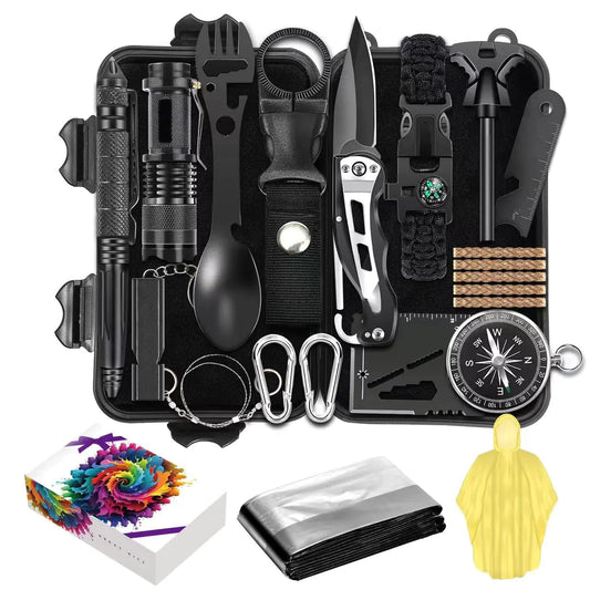 16-in-1 Survival Gear Tool Kit