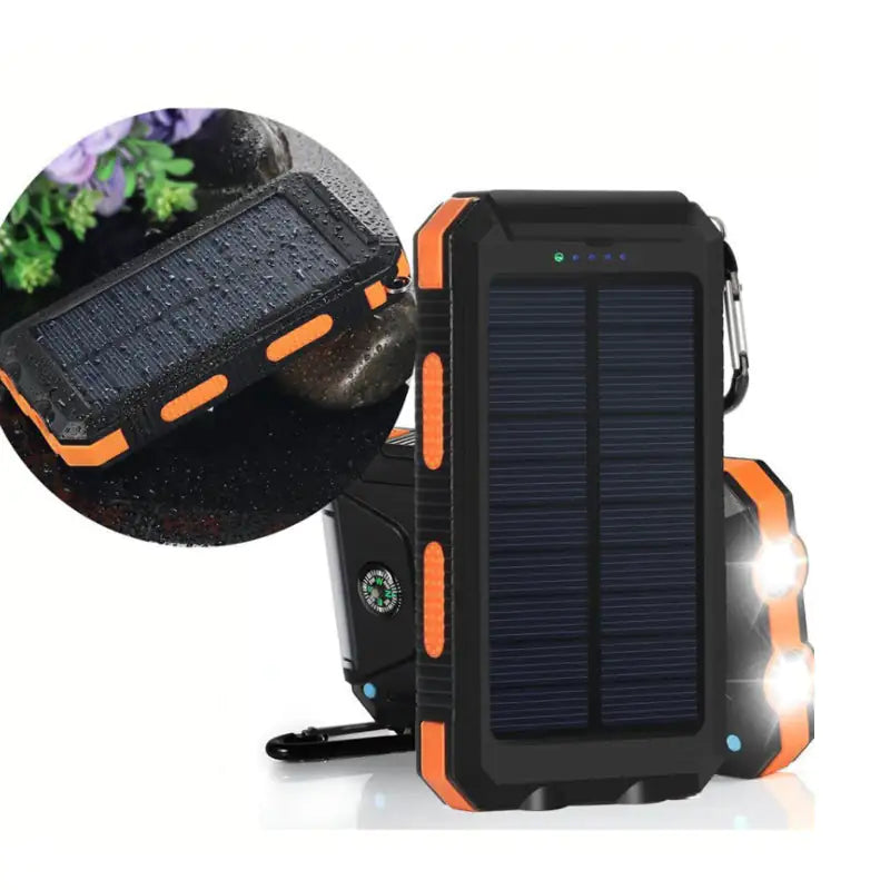 Jumbo 20,000mAh Waterproof Solar Power Bank