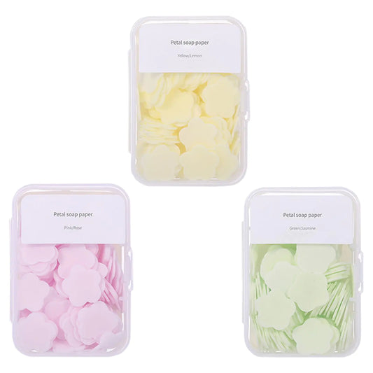 300pcs Portable Hand Washing Soap Sheets – Scented
