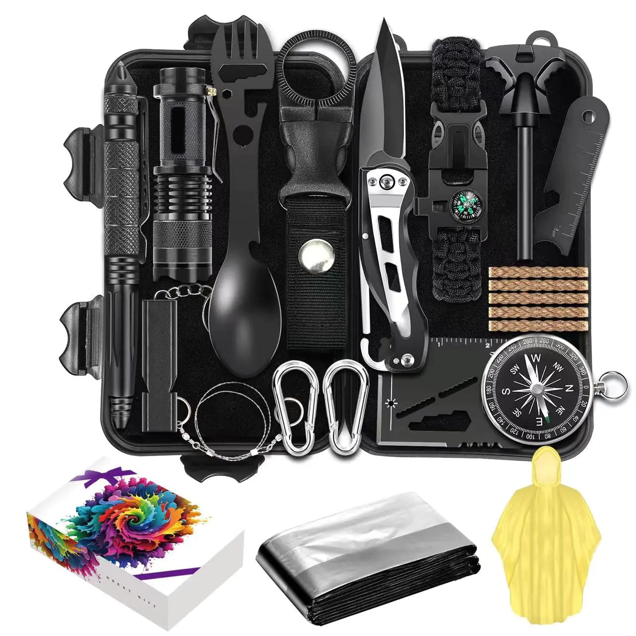 16-in-1 Survival Gear Tool Kit