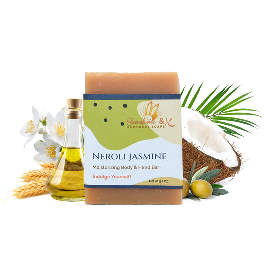 Neroli Jasmine Body & Hand Soap Bar 5 oz