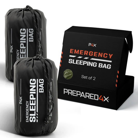 Prepared4X Emergency Sleeping Bag – 2 Pack