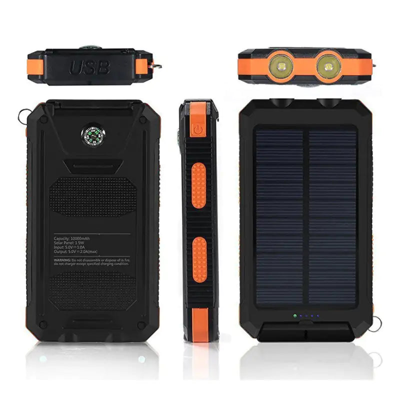 Jumbo 20,000mAh Waterproof Solar Power Bank