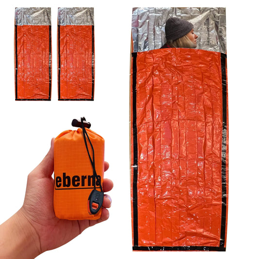 Emergency Survival Sleeping Bag – 2 Pack